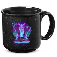 Vaporwave Llama Dj Turntable Sunglass Llama 15oz Campfire Ceramic Mug