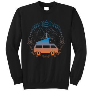 Van Life Design Vanagon Van Bus Dipper Campfire Camping Sweatshirt