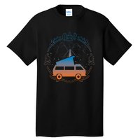 Van Life Design Vanagon Van Bus Dipper Campfire Camping Tall T-Shirt