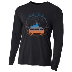 Van Life Design Vanagon Van Bus Dipper Campfire Camping Cooling Performance Long Sleeve Crew