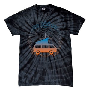 Van Life Design Vanagon Van Bus Dipper Campfire Camping Tie-Dye T-Shirt