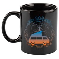 Van Life Design Vanagon Van Bus Dipper Campfire Camping 11oz C Handle Ceramic Mug