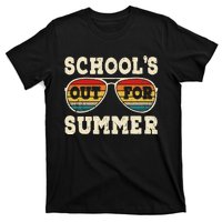 Vintage Last Day Of School Schools Out For Summer Teacher T-Shirt