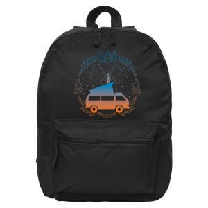 Van Life Design Vanagon Van Bus Dipper Campfire 16 in Basic Backpack