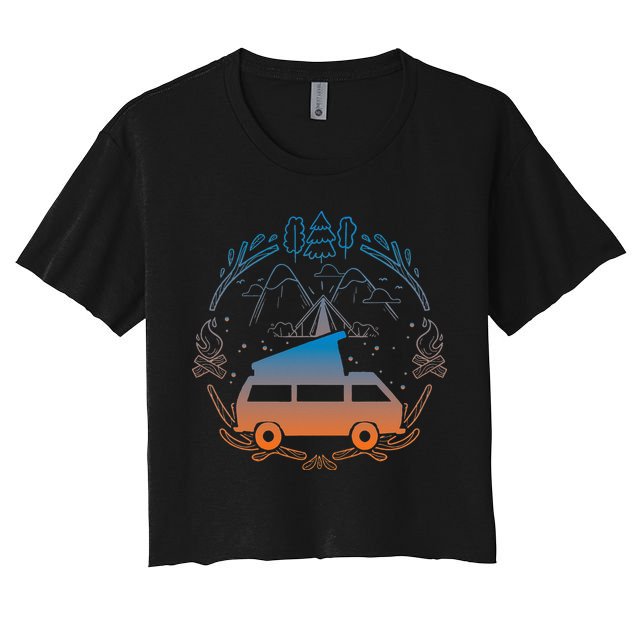 Van Life Design Vanagon Van Bus Dipper Campfire Crop Top