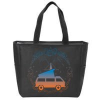 Van Life Design Vanagon Van Bus Dipper Campfire Zip Tote Bag