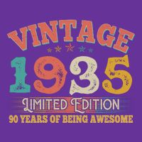 Vintage Limited Edition 1935 90 Years Of Being Awesome Birthday Button
