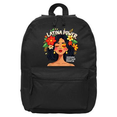 Vibrant Latina Empowerment Hispanic Heritage Month 16 in Basic Backpack