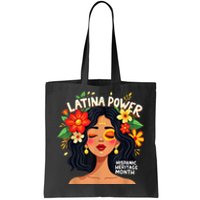 Vibrant Latina Empowerment Hispanic Heritage Month Tote Bag