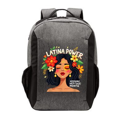 Vibrant Latina Empowerment Hispanic Heritage Month Vector Backpack