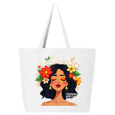 Vibrant Latina Empowerment Hispanic Heritage Month 25L Jumbo Tote