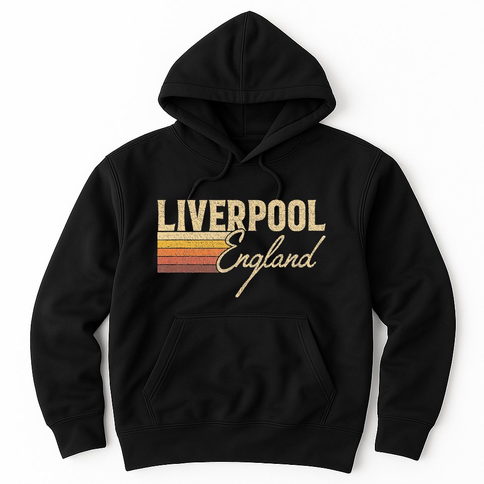 Vintage Liverpool England Hoodie