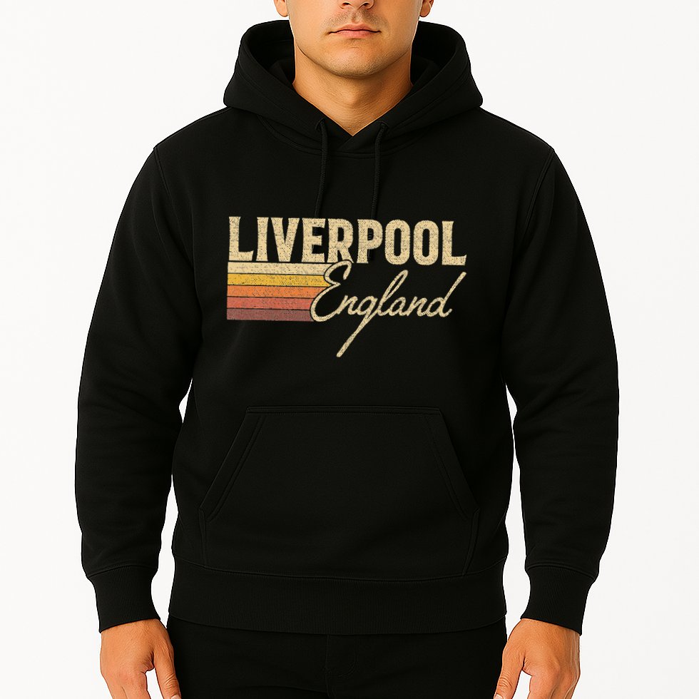Vintage Liverpool England Hoodie