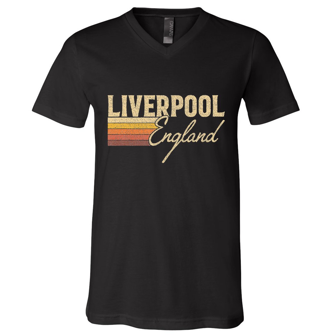 Vintage Liverpool England V-Neck T-Shirt
