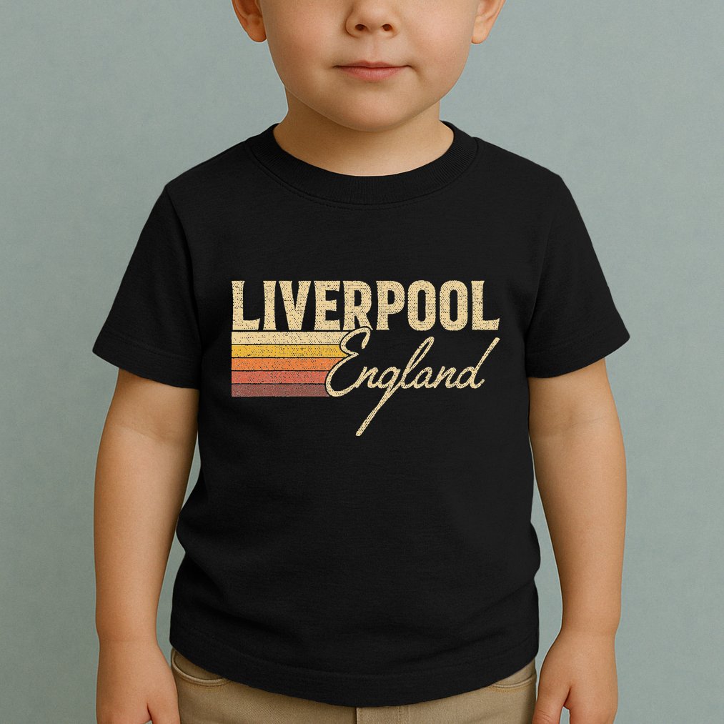 Vintage Liverpool England Toddler T-Shirt