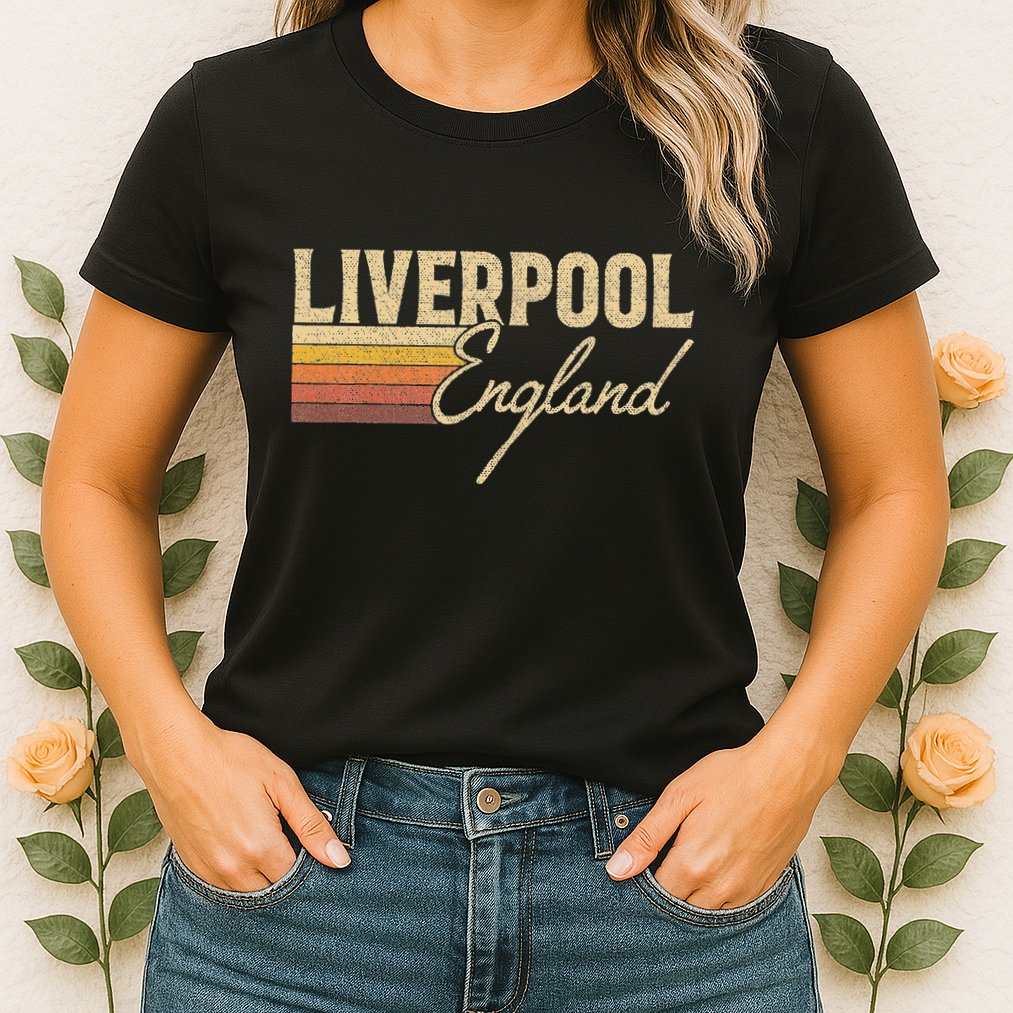 Vintage Liverpool England Womens T-Shirt