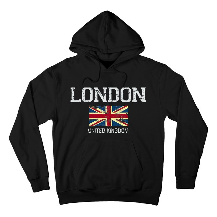 Vintage London England United Kingdom Souvenir Hoodie