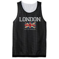 Vintage London England United Kingdom Souvenir Mesh Reversible Basketball Jersey Tank