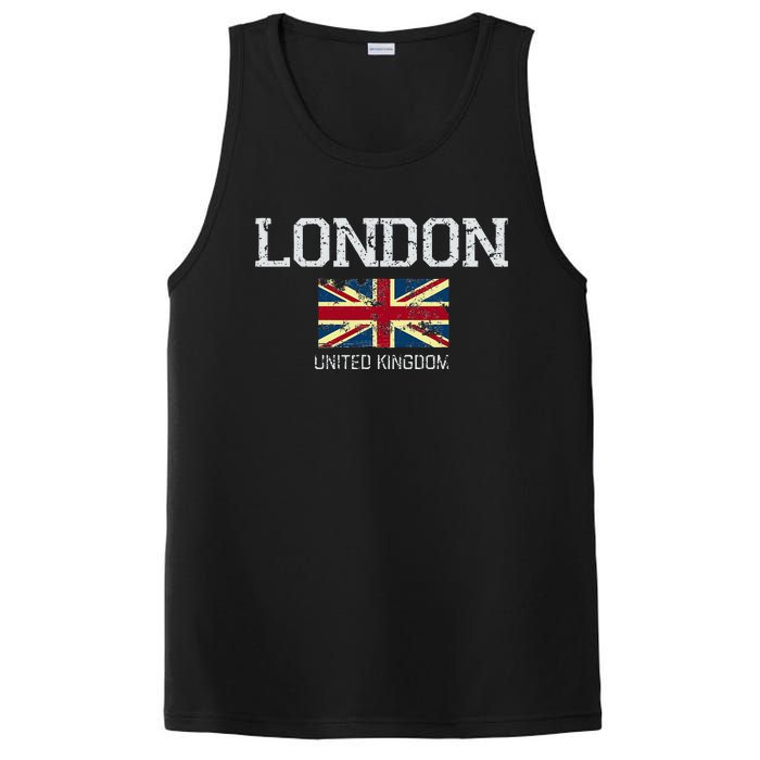 Vintage London England United Kingdom Souvenir PosiCharge Competitor Tank