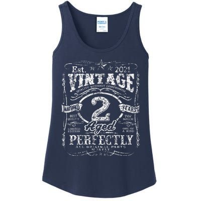 Vintage Limited Edition 2 Year Old 2nd Birthdays Ladies Essential Tank