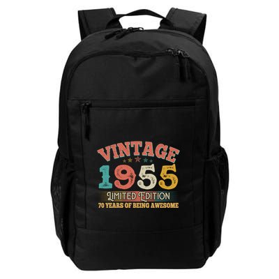 Vintage Limited Edition 1955 70 Years Of Being Awesome Birthday Backpack