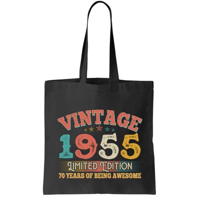 Vintage Limited Edition 1955 70 Years Of Being Awesome Birthday Bag