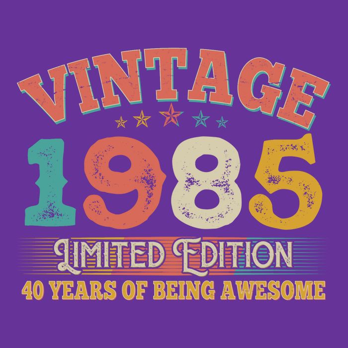 Vintage Limited Edition 1985 40 Years Of Being Awesome Birthday Hat