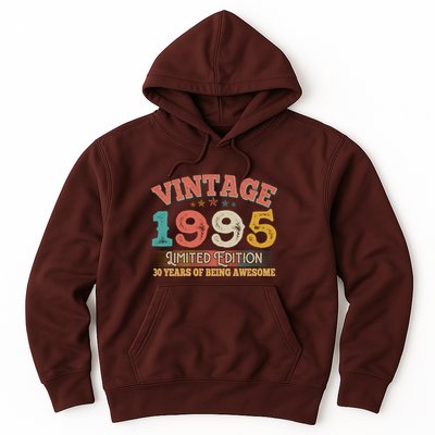 Vintage Limited Edition 1995 30 Years Of Being Awesome Birthday Hoodie