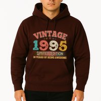 Vintage Limited Edition 1995 30 Years Of Being Awesome Birthday Hoodie