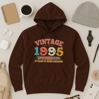 Vintage Limited Edition 1995 30 Years Of Being Awesome Birthday Hoodie
