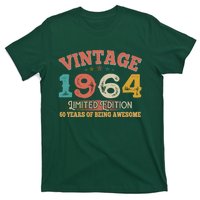 Vintage Limited Edition 1964 60 Years Of Being Awesome Birthday T-Shirt