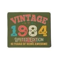 Vintage Limited Edition 1984 40 Years Of Being Awesome Birthday Mousepad