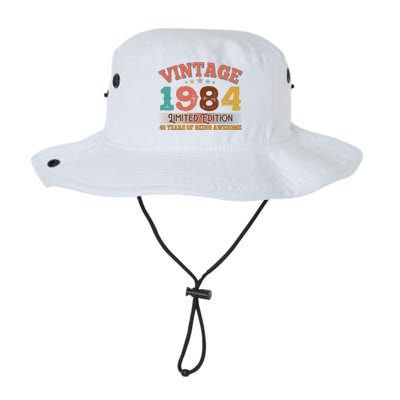 Vintage Limited Edition 1984 40 Years Of Being Awesome Birthday Legacy Cool Fit Booney Bucket Hat