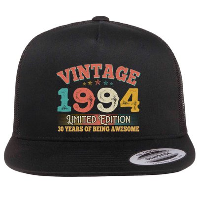 Vintage Limited Edition 1994 30 Years Of Being Awesome Birthday Flatbill Hat