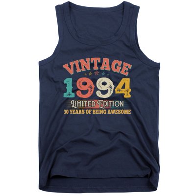 Vintage Limited Edition 1994 30 Years Of Being Awesome Birthday Tank Top