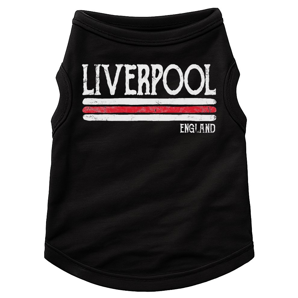 Vintage Liverpool England British Love Gift Souvenir Doggie Tank
