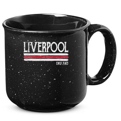 Vintage Liverpool England British Love Gift Souvenir 15oz Campfire Ceramic Mug