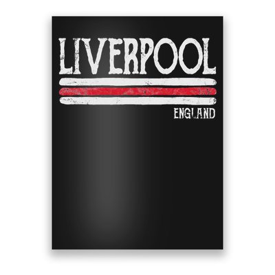Vintage Liverpool England British Love Gift Souvenir Poster