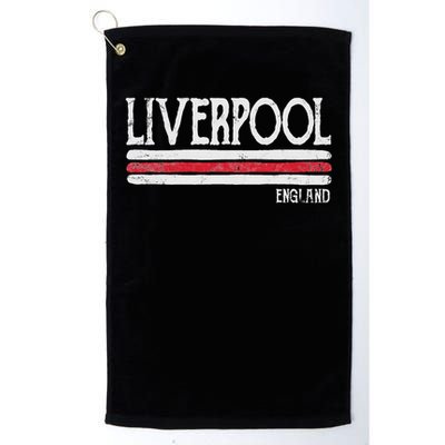 Vintage Liverpool England British Love Gift Souvenir Golf Towel