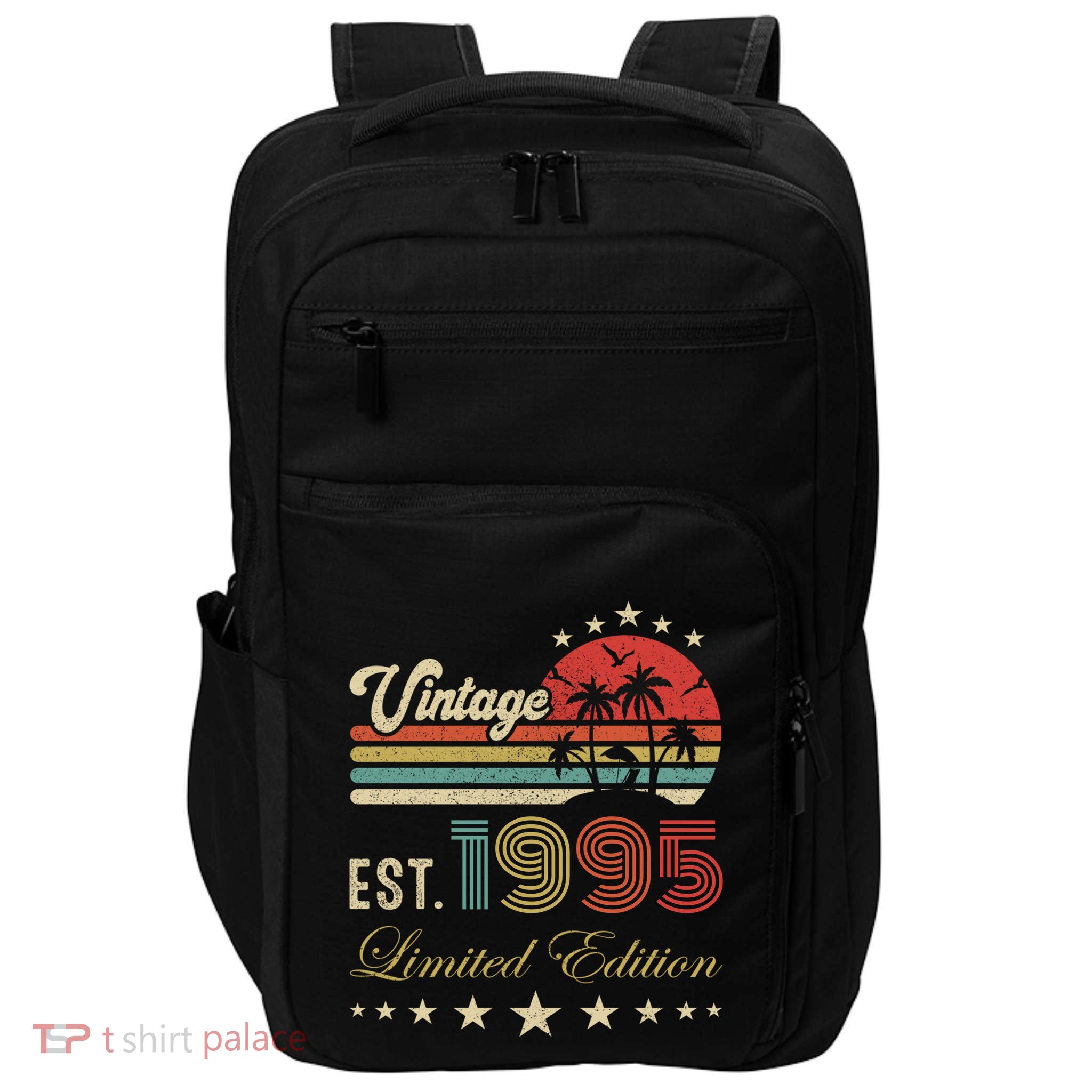 Vintage Limited Edition 30 Birthday Born 1995 Impact Tech Backpack