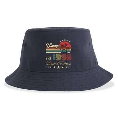 Vintage Limited Edition 30 Birthday Born 1995 Sustainable Bucket Hat