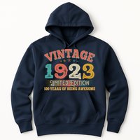 Vintage Limited Edition 1923 100 Years Of Being Awesome Birthday Hoodie