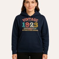 Vintage Limited Edition 1923 100 Years Of Being Awesome Birthday Hoodie