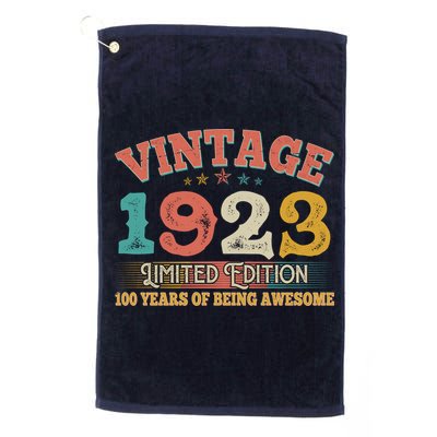 Vintage Limited Edition 1923 100 Years Of Being Awesome Birthday Golf Towel