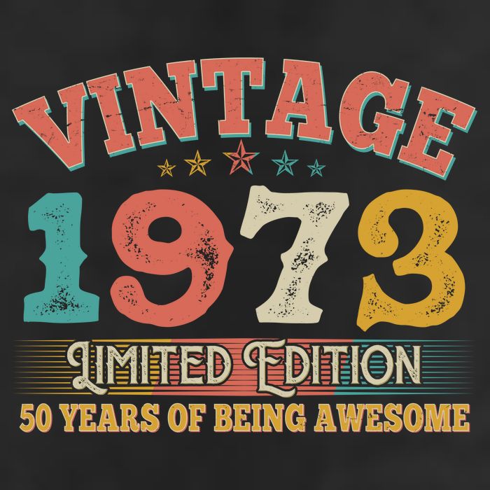 Vintage Limited Edition 1973 50 Years Of Being Awesome Birthday Trucker Hat
