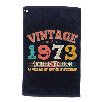 Vintage Limited Edition 1973 50 Years Of Being Awesome Birthday Golf Towel