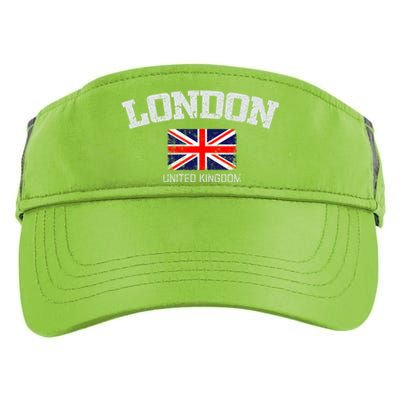 Vintage London England United Kingdom Souvenir Gift Adult Drive Performance Visor