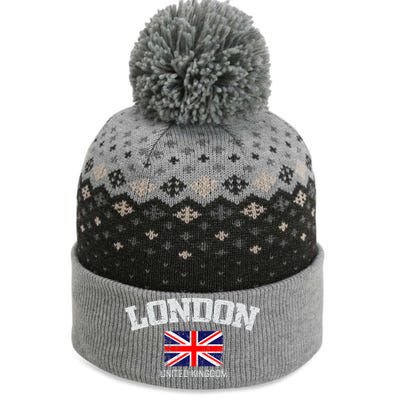 Vintage London England United Kingdom Souvenir Gift The Baniff Cuffed Pom Beanie