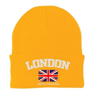 Vintage London England United Kingdom Souvenir Gift Knit Cap Winter Beanie