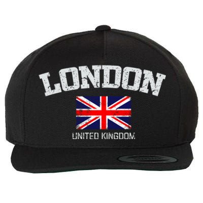 Vintage London England United Kingdom Souvenir Gift Wool Snapback Cap